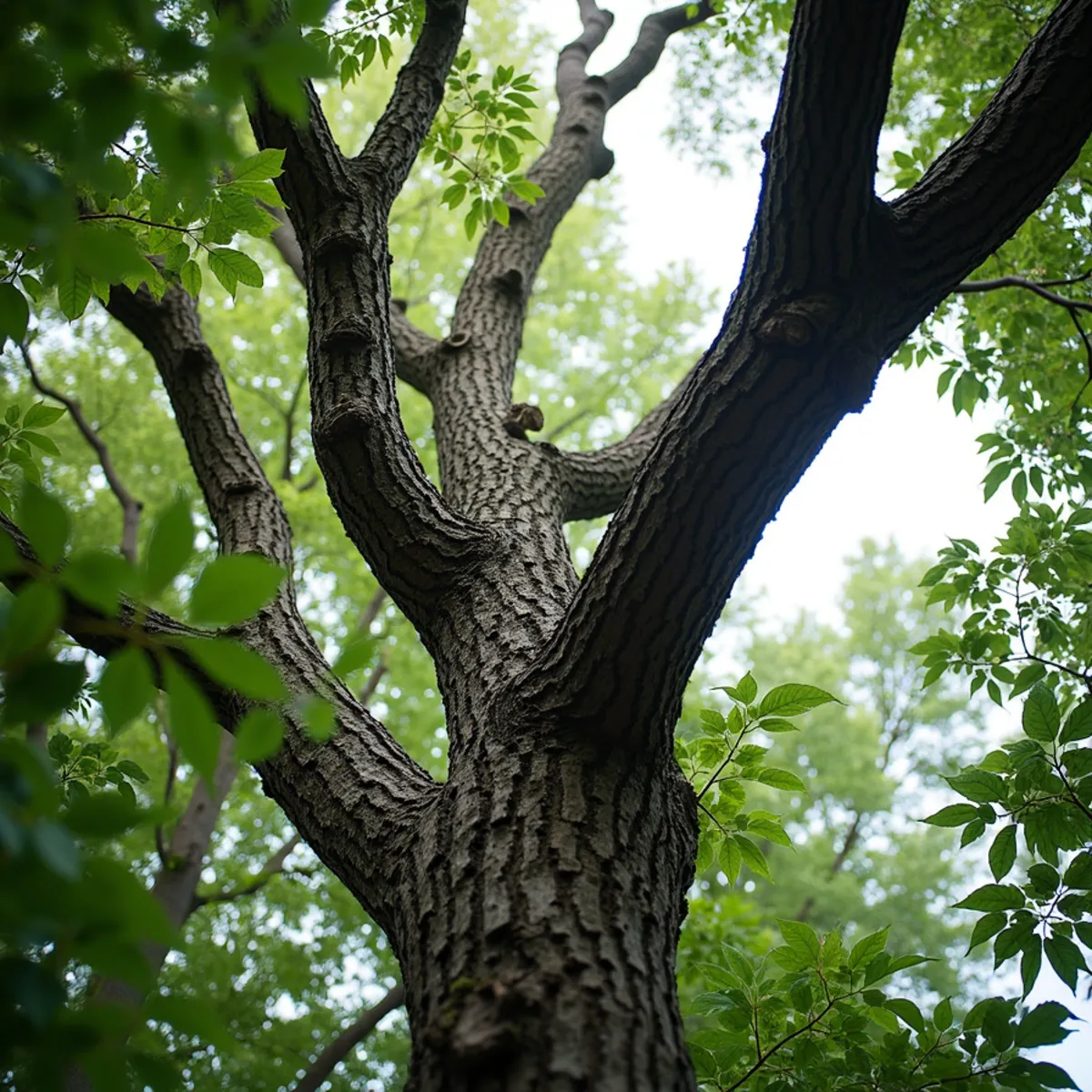 Large Deadwood in the Crown — crown deadwood in a Fort Wayne, IN yard