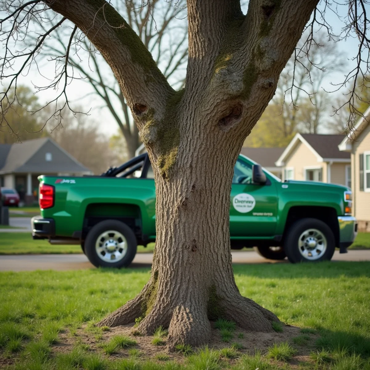 A Standing Dead Ash Tree — dead ash in a Fort Wayne, IN yard
