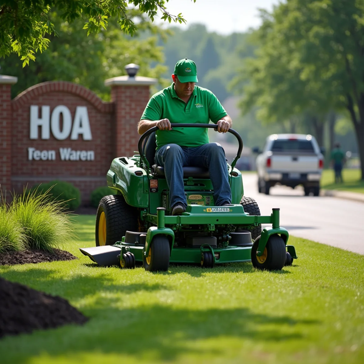 All About Tree & Turf crew performing hoa & property manager services on a property in Fort Wayne, IN