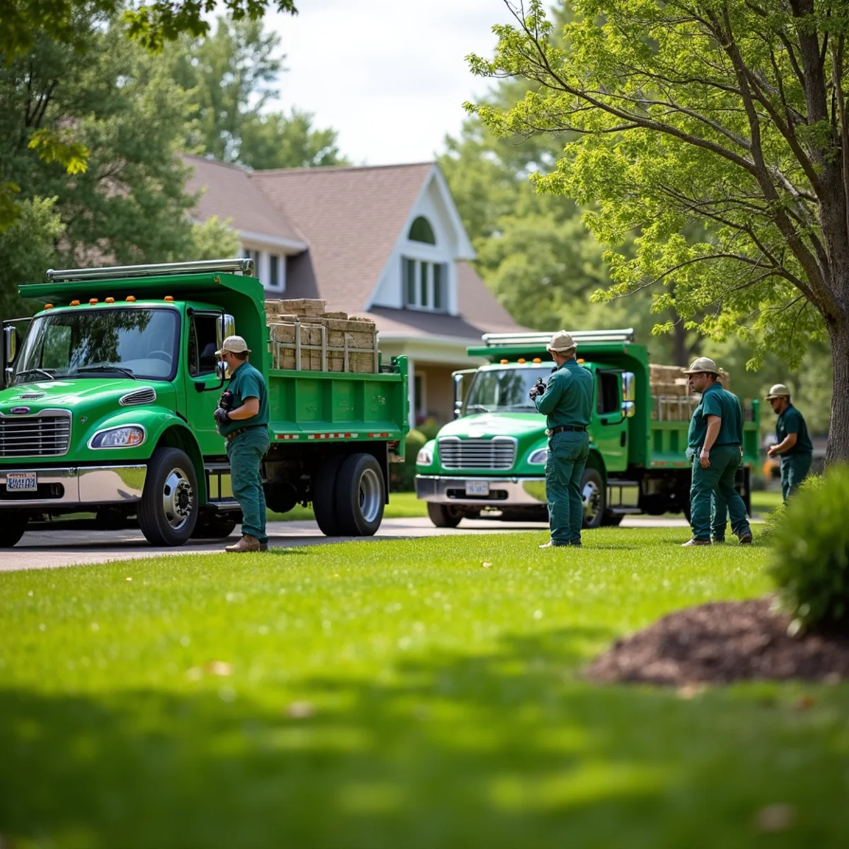Maintained HOA community common area landscaping in Fort Wayne, IN